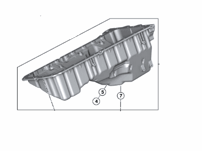 BMW 11-13-7-838-706 Oil Pan