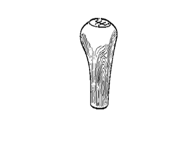 BMW 25-11-1-434-497 Myrtle Wood 5 Speed Gear Shift Knob