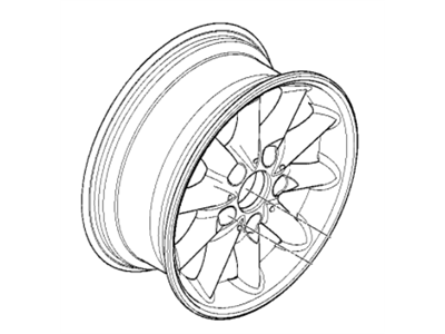 BMW 36-11-1-094-480 Light Alloy Rim