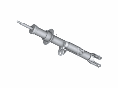 BMW 37-10-6-866-405 Front Left Vdc Spring Strut