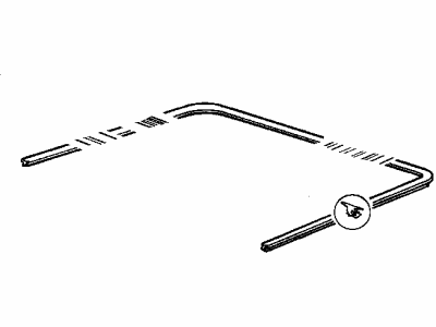 BMW 54-12-8-220-030 Sliding Lifting Roof Frame Gasket