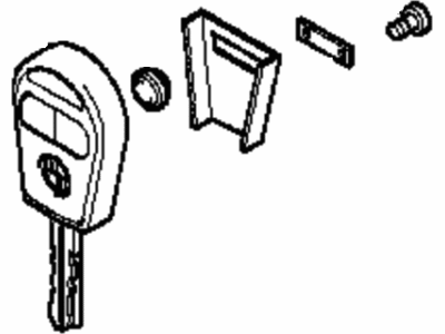 BMW 51-21-8-372-842 Master Key With Remote Control (Code)