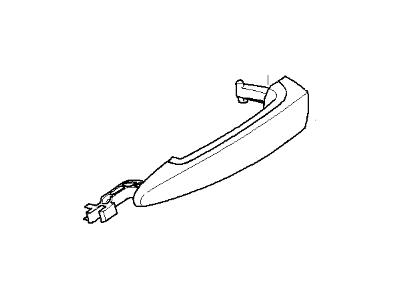 BMW 51-21-7-207-540 Door Handle - Right