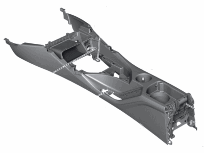 BMW 51-16-2-993-623 Centre Console