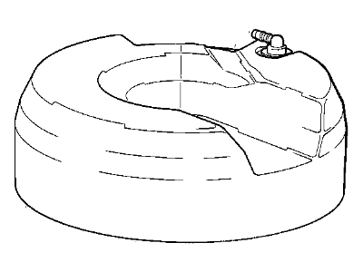 BMW 61-66-1-392-326 Washer Fluid Reservoir