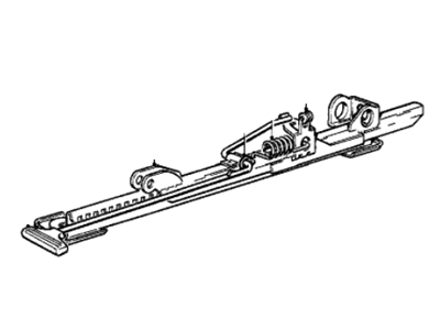BMW 52-10-1-884-341 Seat Rail Inner Left