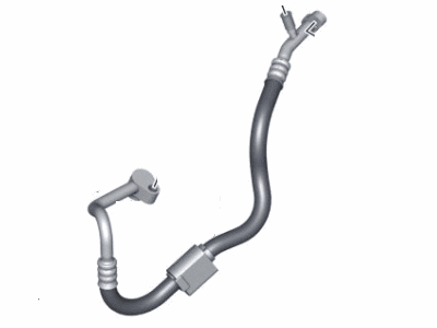 BMW 64-53-6-809-242 SUCTION PIPE EVAPORATOR-COMP