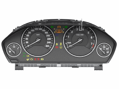 BMW 62-10-5-A03-E55 INSTRUMENT CLUSTER