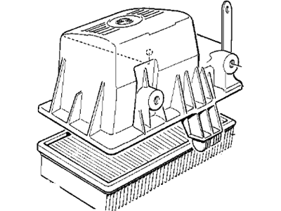 BMW 13-72-1-720-861 Engine Air Filter Insert