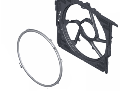 BMW 17-42-7-953-225 Fan Cowl With Acoustic Ring