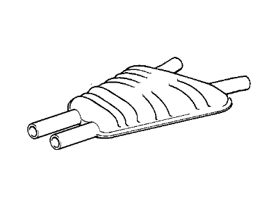 BMW 18-12-1-742-340 Centre Muffler