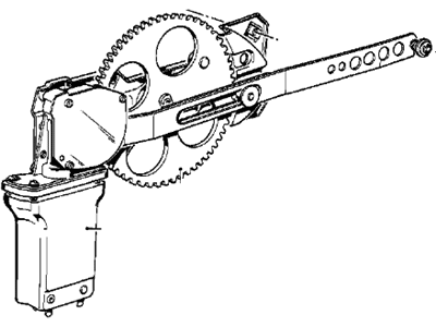 BMW 51-35-1-375-397 Window Motor Left