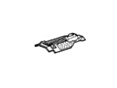 BMW 51-48-8-126-634 Heat Insulation Tunnel Bottom