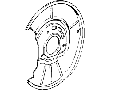 BMW 34-11-1-701-010 Protection Plate Right