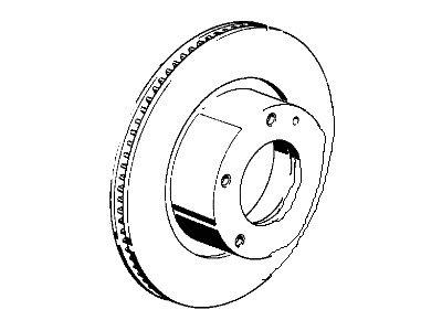 BMW 34-11-6-756-534 Brake Disc, Ventilated