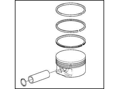 BMW 11-25-7-832-689 Mahle Piston