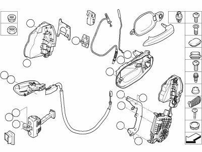 BMW 61-13-1-354-726 Cable Clamp
