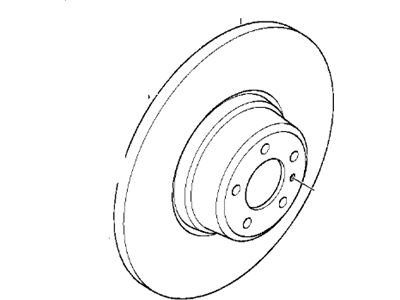 BMW 34-21-6-767-060 Brake Disc, Ventilated