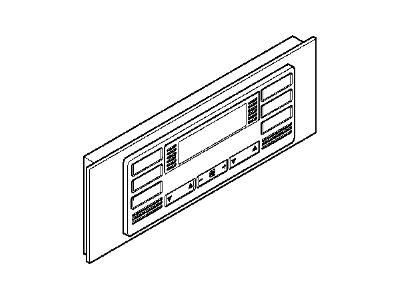 BMW 64-11-8-375-810 Front Plate, Contr. Auto Air Conditioner