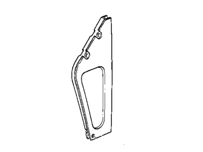 BMW 51-32-1-965-835 Front Left Window Guide