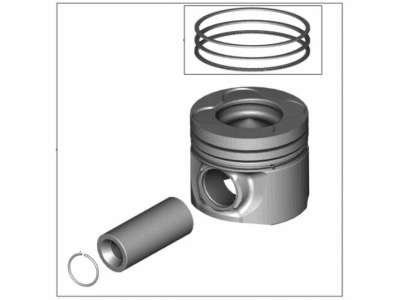 BMW 11-25-7-799-883 Mahle Piston