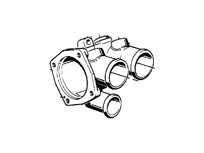 BMW 11-53-1-710-959 Thermostat Housing