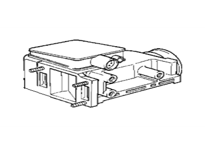 BMW 13-62-1-734-655 Air Volume Determinator Without Co-Poti