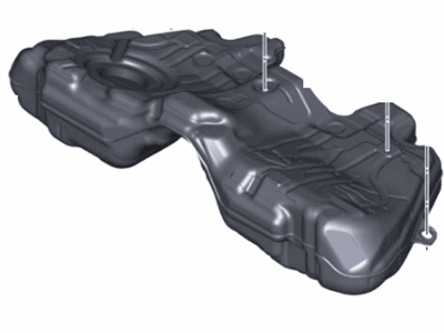 BMW 16-11-7-364-197 Plastic Fuel Tank