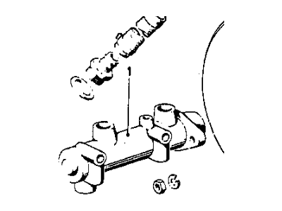 BMW 34-31-1-120-832 Brake Master Cylinder