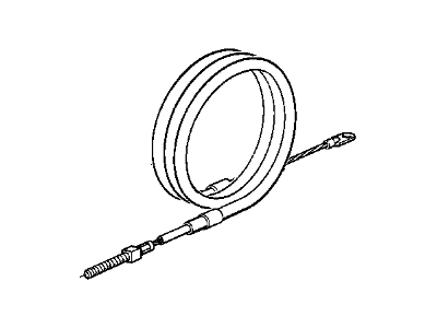 BMW 34-41-1-162-005 Hand Brake Bowden Cable