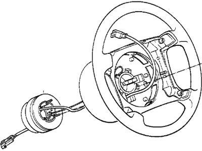 BMW 32-34-1-162-809 Steering Wheel