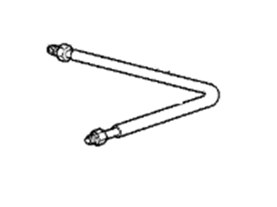 BMW 34-32-1-164-249 Pipe Rubber Covered