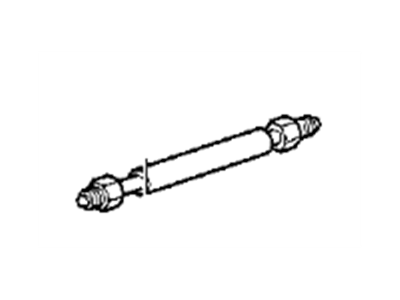BMW 34-32-1-164-252 Pipe Rubber Covered