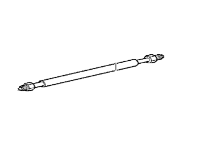 BMW 34-32-1-164-250 Pipe Rubber Covered