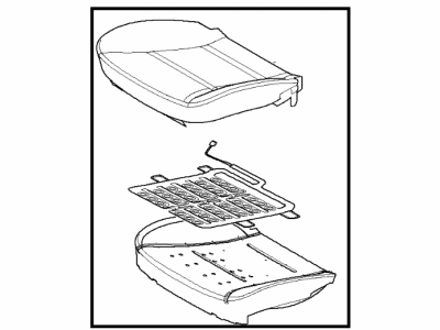 BMW 52-10-6-979-403 Seat Upholstery, Imitation Leather