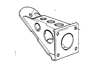 BMW 11-81-1-128-496 Engine Support Arm Right