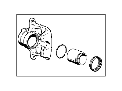 BMW 34-11-1-154-377 Disc Brake Caliper