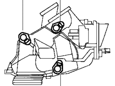 BMW 64-11-6-917-942 Actuator Defroster Flaps