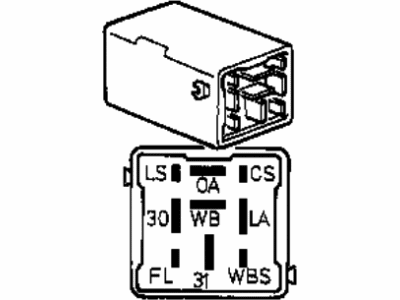 BMW 61-35-1-391-725 Connection Plug W.Notch Lock