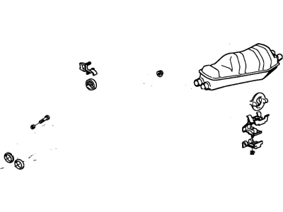 BMW 18-21-0-141-658 Set Of Add-On Parts, Silencer