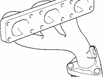 BMW 11-62-1-436-521 Exhaust Manifold, Front