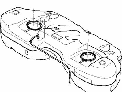 BMW 16-11-7-194-746 Plastic Fuel Tank