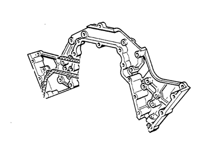 BMW 11-14-1-741-318 Upper Timing Case