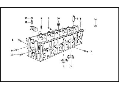 BMW 11-12-1-702-733 Cylinder Head