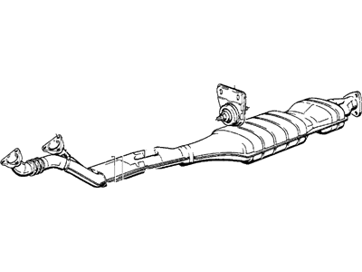 BMW 11-76-1-276-817 Catalytic Converter Exhaust Pipe