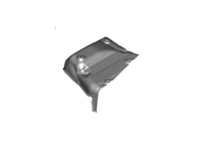 BMW 51-48-7-193-499 Heat Insulation, Rear Silencer, Left