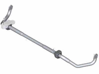 BMW 31-35-8-074-129 STABILIZER FRONT WITH RUBBER