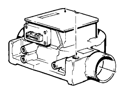 BMW 13-62-1-277-564 Mass Air Flow Sensor