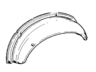 BMW 41-14-1-858-293 Wheel Arch Outer Rear Left