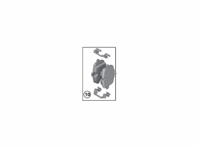 BMW 34-21-6-867-175 Rear Brake Pad Set